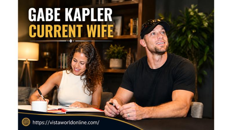 Gabe Kapler featured in a professional thumbnail discussing his current wife and relationship status, with a woman seated beside him in a modern indoor setting.